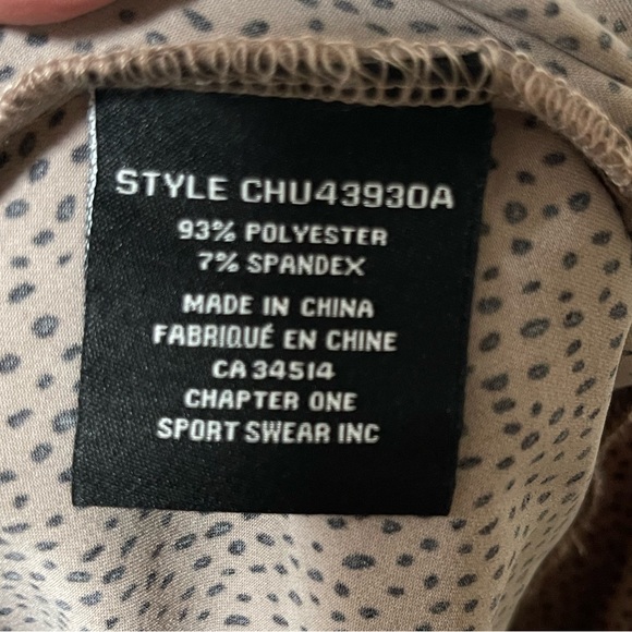 NWOT: ONE BY CHAPTER Pinkish Brown Skirt With Black Spots A-line Size Medium - Picture 7 of 7